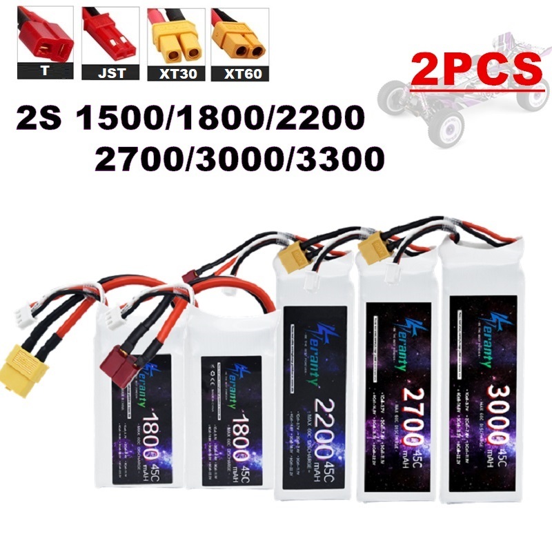 Drone Racing Battery - 2 uds 7,4 V Lipo 2S