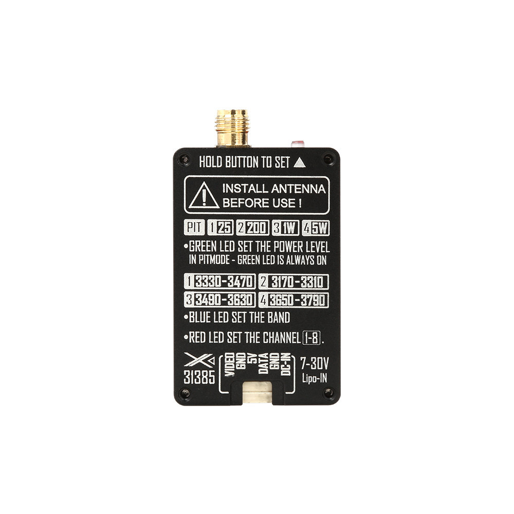 Transmisor de Video VTX de Ban - Drone Racing Transmitter reseña y precio