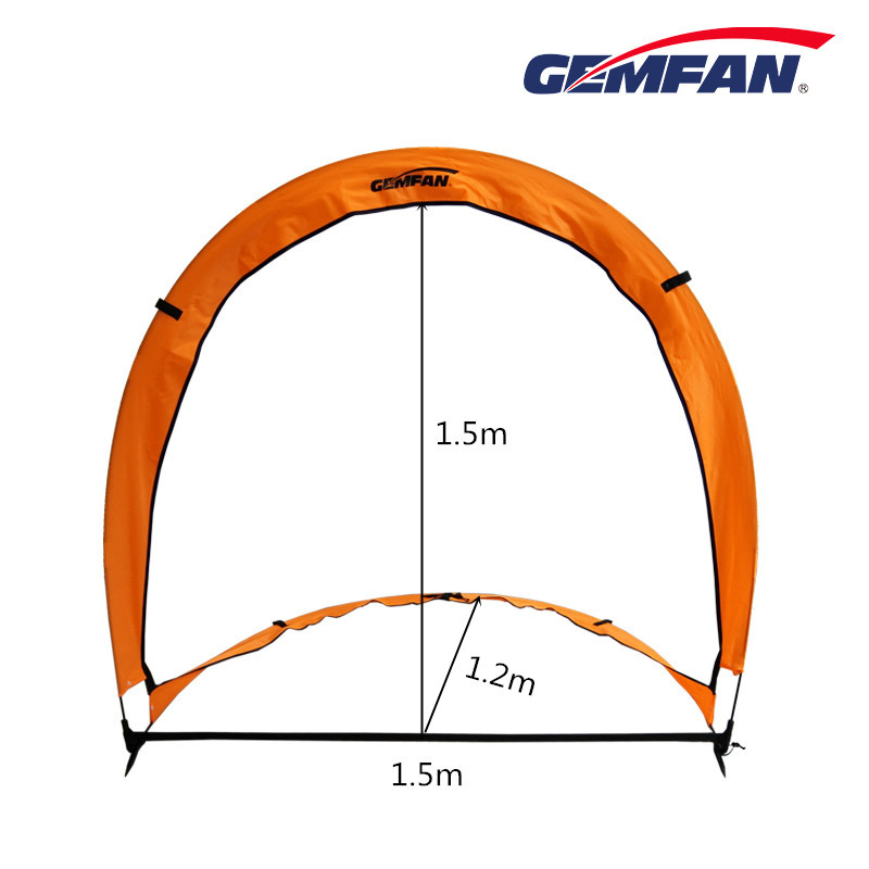 Puerta de Vuelo Gemfan Naranja - Drone Racing Gate reseña y precio