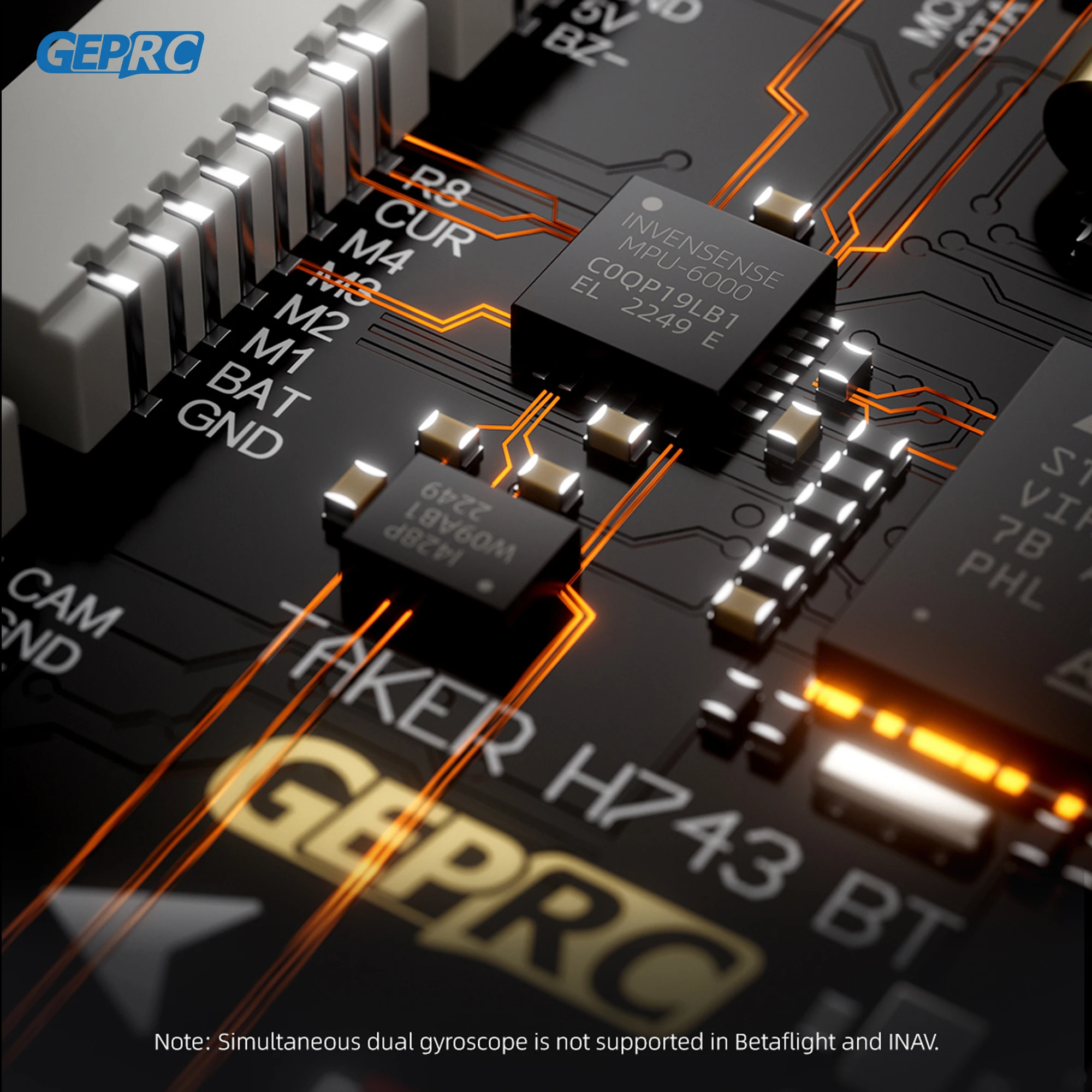 GEPRC TAKER H743 BT 32Bit 65A  - Drone Racing Flight Controller reseña y precio