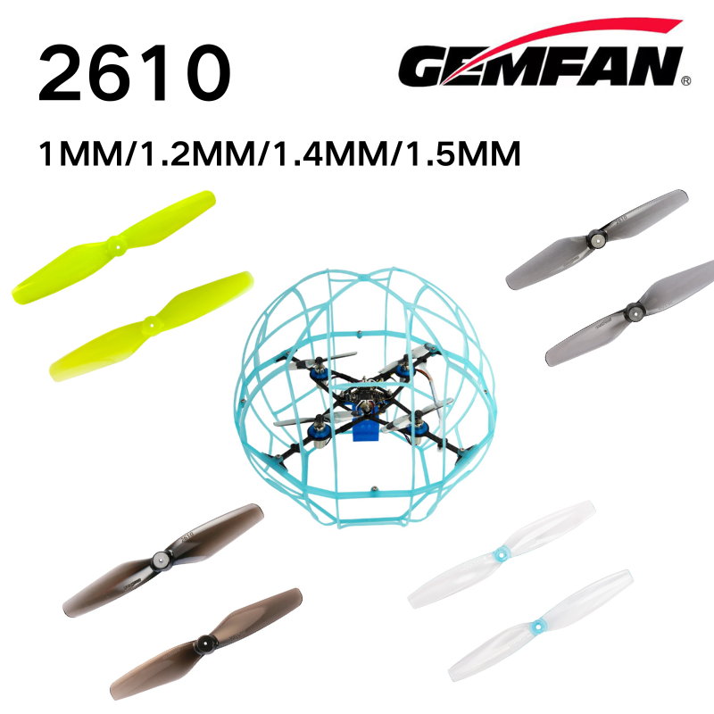 2610 accesorios Gemfan 2,6 pul - Drone Racing Esc reseña y precio