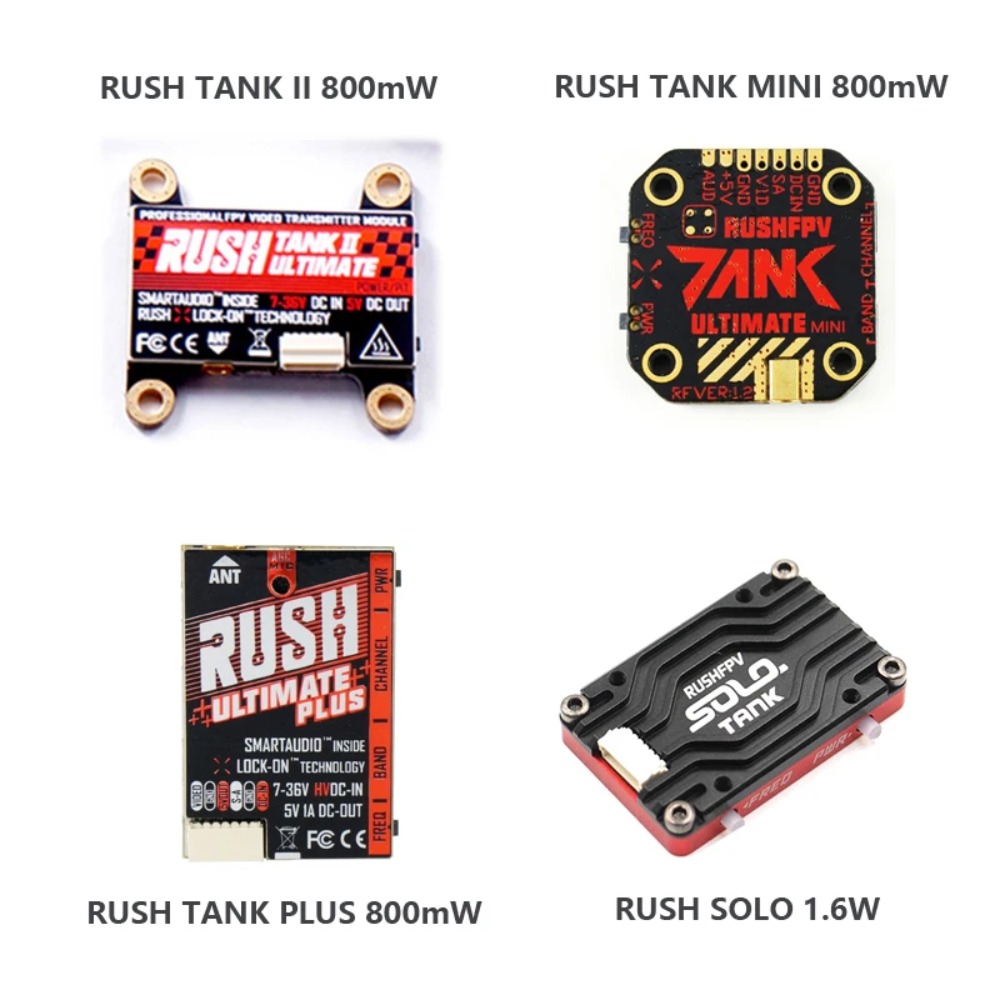 Transmisor de Video RUSH TANK  - Drone Racing Transmitter reseña y precio
