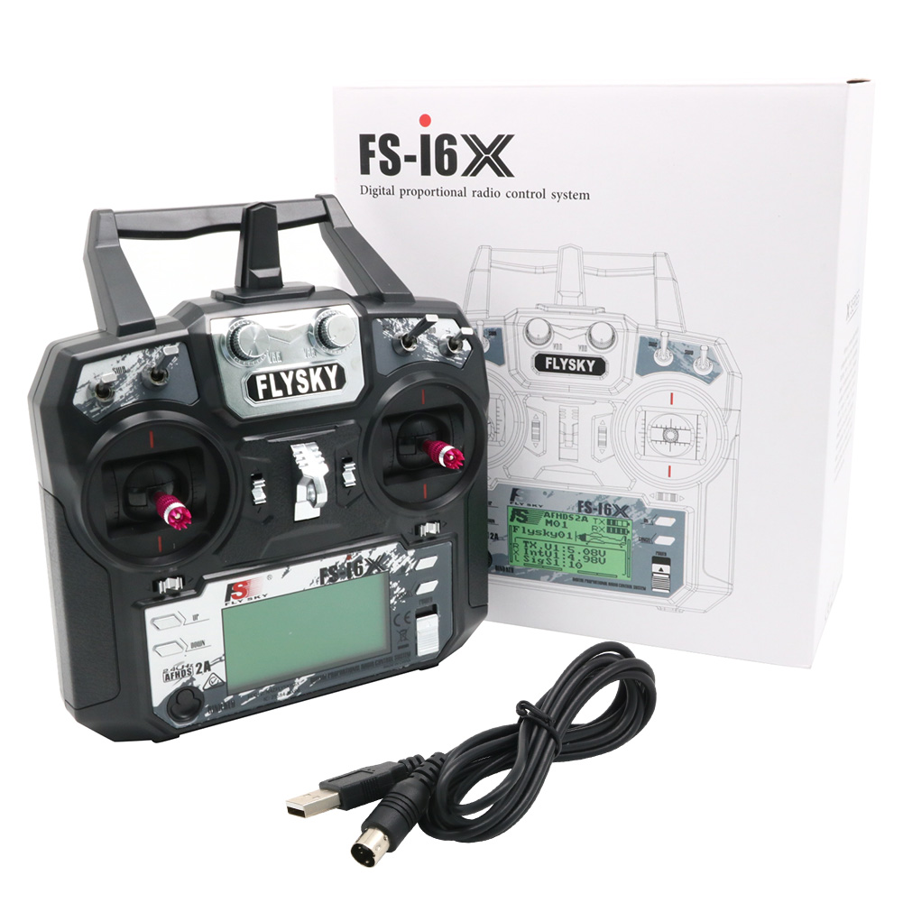FLYSKY FS-i6X FS i6X 10CH 2,4  - Drone Racing Transmitter reseña y precio