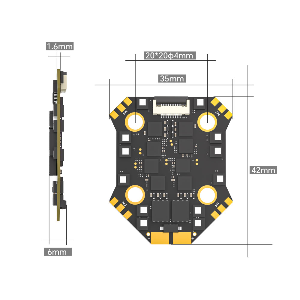 Controlador de vuelo iFlight B - Drone Racing Flight Controller reseña y precio
